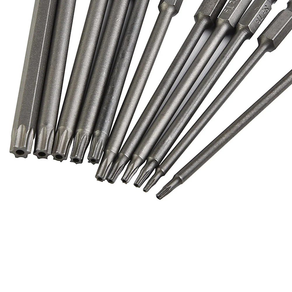 Garden Home Part Torx Screwdriver Bit 100mm Assorted Equipment Hardness Magnetic Head Security Workshop Durable
Garden Home Part Torx Screwdriver Bit 100mm Assorted Equipment Hardness Magnetic Head Security Workshop Durable