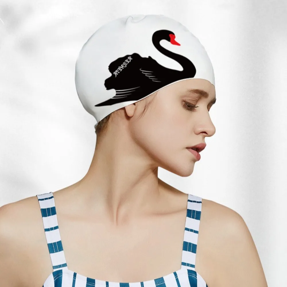 Silicone Gel Swimming Hat Soft Waterproof Ear Protection Swan Printed Swimming Hat Printing Swim Accessory
Silicone Gel Swimming Hat Soft Waterproof Ear Protection Swan Printed Swimming Hat Printing Swim Accessory