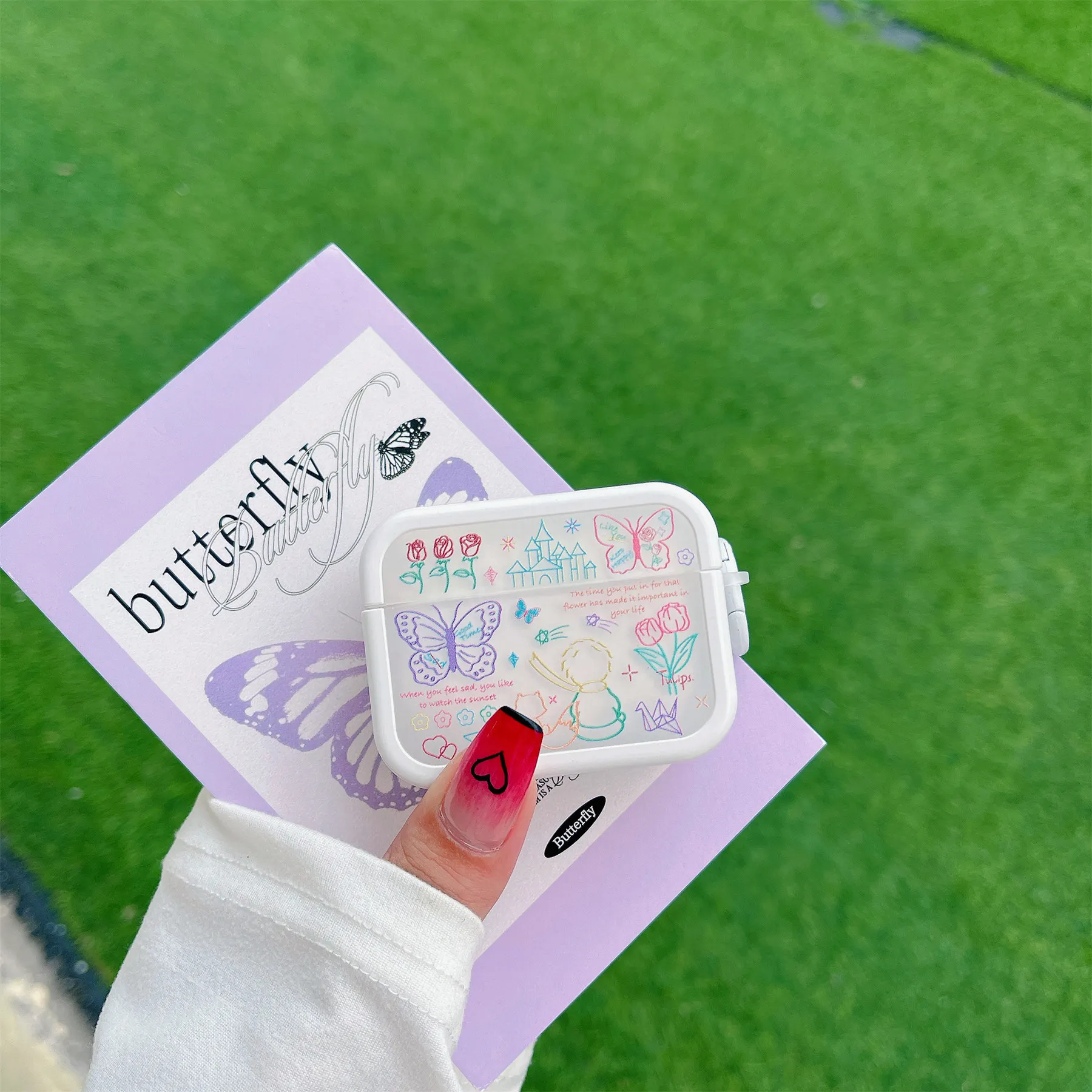 Case for Apple AirPods 1 2 Pro 3rd Generation Case Cute Butterfly with Ring Strap Fundas Earpods Cover for AirPods Pro 3 Case
Case for Apple AirPods 1 2 Pro 3rd Generation Case Cute Butterfly with Ring Strap Fundas Earpods Cover for AirPods Pro 3 Case