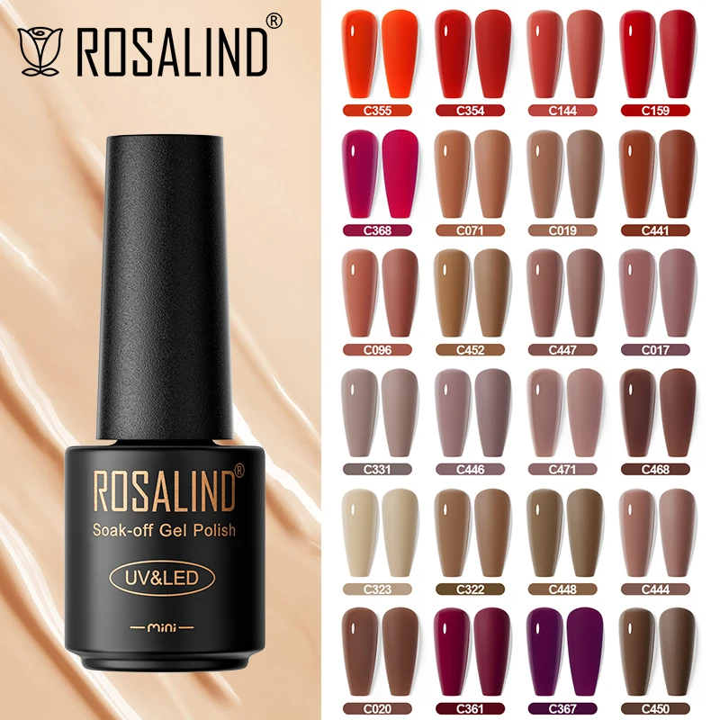 Rosalind Gel Nail Polish Red Coffee Vernis Semiperment UV Led Enamel Hybrid Soak Off Top Base Coat Primer Manicure Nail Glue
Rosalind Gel Nail Polish Red Coffee Vernis Semiperment UV Led Enamel Hybrid Soak Off Top Base Coat Primer Manicure Nail Glue