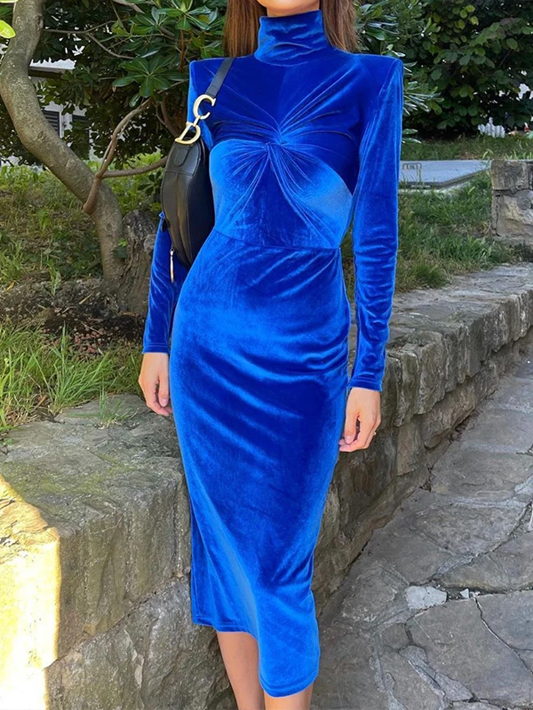 OMSJ New Korean Velvet Dress Women Long Sleeve Sheath Party Club Evening Elegant Pleated Wrap Bodycon Mid-length Dress Sexy Wear
OMSJ New Korean Velvet Dress Women Long Sleeve Sheath Party Club Evening Elegant Pleated Wrap Bodycon Mid-length Dress Sexy Wear