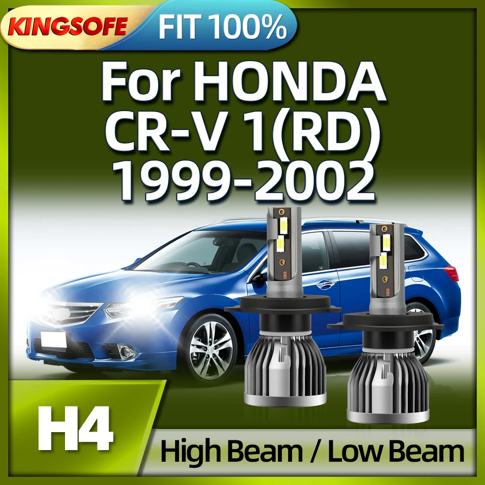 KINGSOFE Led Car Headlights 40000LM Bulbs H4 150W High Power Auto Lamp For HONDA CR-V 1 RD 1999 2000 2001 2002
KINGSOFE Led Car Headlights 40000LM Bulbs H4 150W High Power Auto Lamp For HONDA CR-V 1 RD 1999 2000 2001 2002