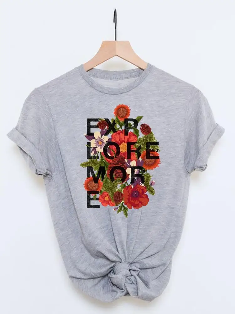 Tee Women Casual Cartoon Graphic T Top Clothing Lady Flower Floral Trend Cute Print Summer Cartoon Fashion Tshirts T-Shirt
Tee Women Casual Cartoon Graphic T Top Clothing Lady Flower Floral Trend Cute Print Summer Cartoon Fashion Tshirts T-Shirt