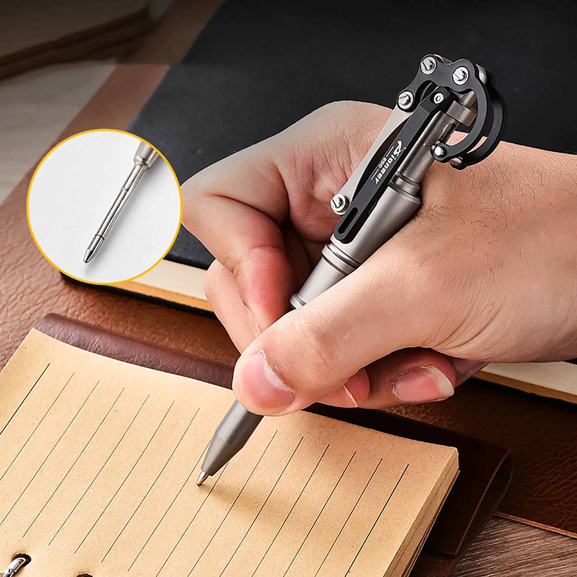 Titanium Tactical Pen Outdoor Multifunctional EDC Self Defense Self Defense Metal Pen Signature Pen
Titanium Tactical Pen Outdoor Multifunctional EDC Self Defense Self Defense Metal Pen Signature Pen