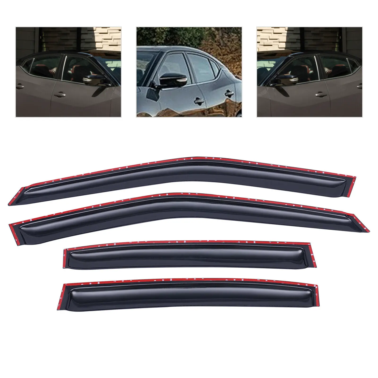 4x Car Door Visors Rain Guards Vent Sun Shields Side Window Deflector 3D Wrap For 2016-2022 Nissan Maxima
4x Car Door Visors Rain Guards Vent Sun Shields Side Window Deflector 3D Wrap For 2016-2022 Nissan Maxima