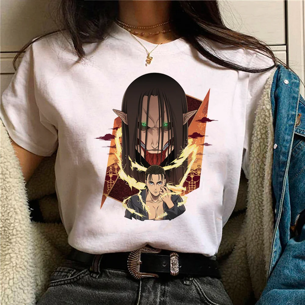 aot Eren Attack on Titan Shingeki no Kyojin t-shirts women streetwear funny Japanese t-shirts girl comic clothing
aot Eren Attack on Titan Shingeki no Kyojin t-shirts women streetwear funny Japanese t-shirts girl comic clothing