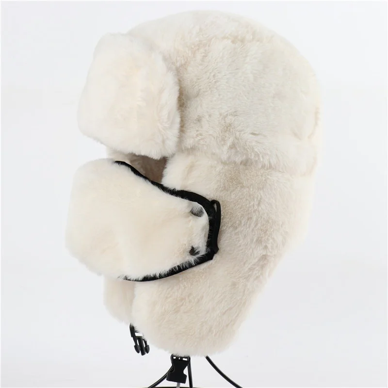 Unisex Coldproof Northeast Hat Newest LeiFeng Hat Men and Women Rabbit Fur Outdoor Cap Ear Protection Full-hair Mask Warm Hat
Unisex Coldproof Northeast Hat Newest LeiFeng Hat Men and Women Rabbit Fur Outdoor Cap Ear Protection Full-hair Mask Warm Hat