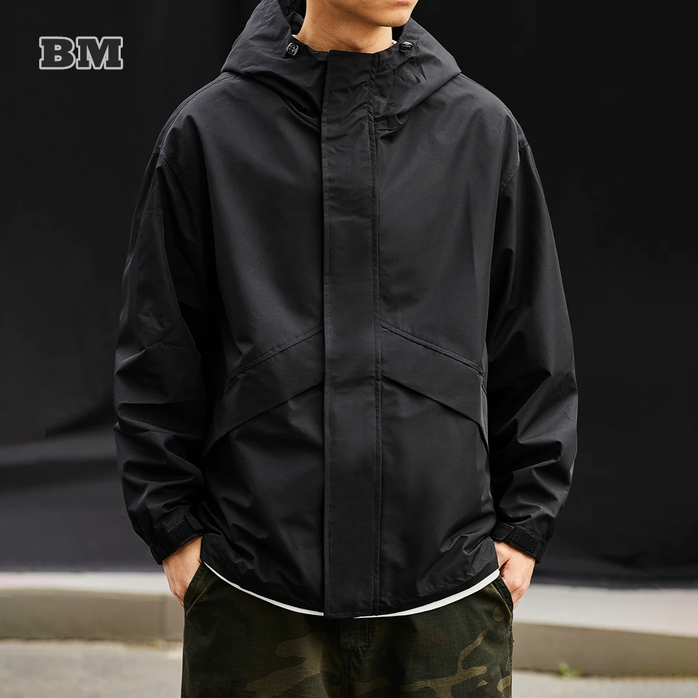 Spring Japanese Streetwear Hooded Jacket For Men Clothing Korean Trend Windbreaker Male Coat Harajuku Casual Outdoor Jacket
Spring Japanese Streetwear Hooded Jacket For Men Clothing Korean Trend Windbreaker Male Coat Harajuku Casual Outdoor Jacket