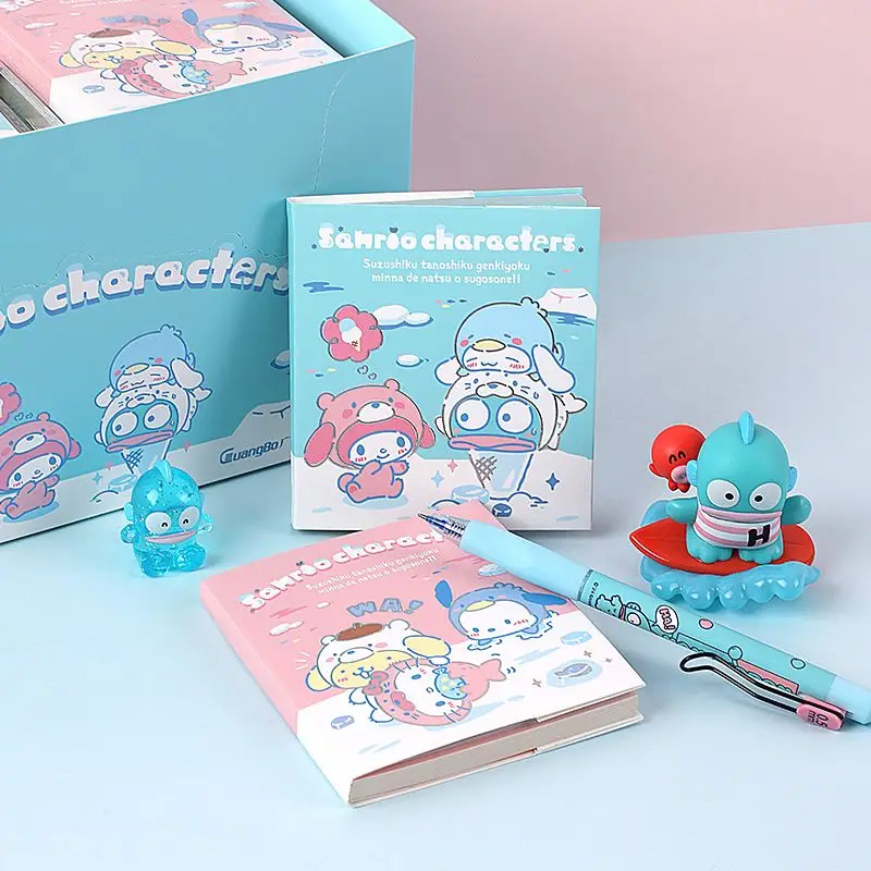 Sweet Sanrio Cinnamoroll My Melody Anime Kawaii Notebook Cute Cartoon Pompompurin Stickers Book Student Toys Gifts for Kids
Sweet Sanrio Cinnamoroll My Melody Anime Kawaii Notebook Cute Cartoon Pompompurin Stickers Book Student Toys Gifts for Kids