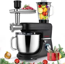 6-IN-1 Stand Mixer, 8.5 Qt. Multifunctional Electric Kitchen Mixer with 9 Accessories for Most Home Cooks, SM-1507BM
6-IN-1 Stand Mixer, 8.5 Qt. Multifunctional Electric Kitchen Mixer with 9 Accessories for Most Home Cooks, SM-1507BM
