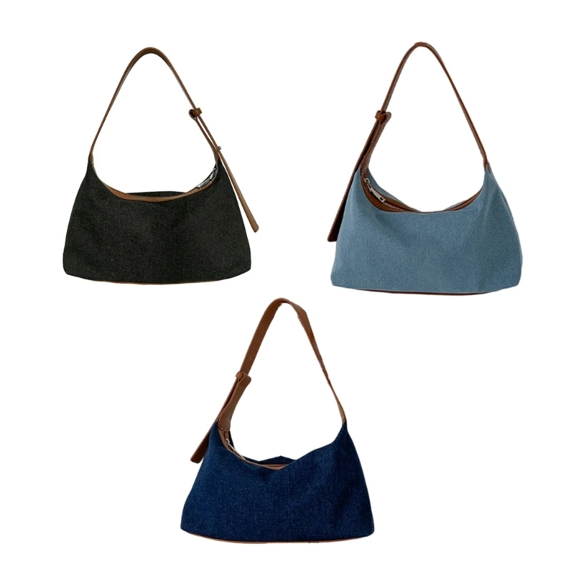 

Женская джинсовая сумка через плечо, сумка в корейском стиле, сумка для подмышек, сумка для покупок, сумка для свиданий, сумка