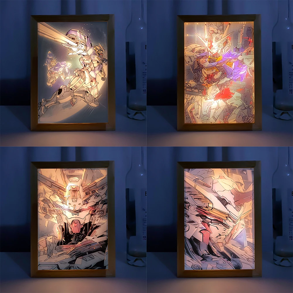 GUNDAM LED Light Painting Anime Night Light Gundam Wireless Lamp With Three Types Lighting Desk Decor Lights Toy For Boys Gift
GUNDAM LED Light Painting Anime Night Light Gundam Wireless Lamp With Three Types Lighting Desk Decor Lights Toy For Boys Gift