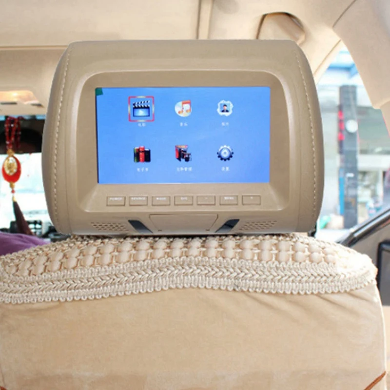 Universal 7Inches Car Headrest Monitor Screen Rear Seat Entertainment Multi-Media Player For AV USB SD MP4 MP5 FM
Universal 7Inches Car Headrest Monitor Screen Rear Seat Entertainment Multi-Media Player For AV USB SD MP4 MP5 FM