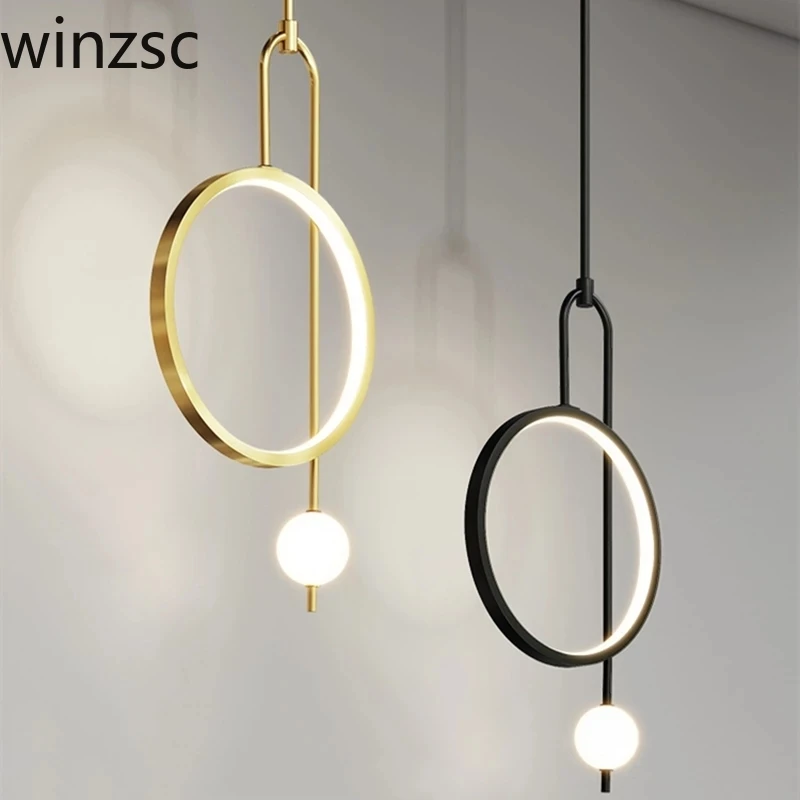Gold Ring Pendant Light Modern Ball Led Hanging Lamp Bedroom Bedside Minimalist Nordic Luxury Living Room Background Lighting
Gold Ring Pendant Light Modern Ball Led Hanging Lamp Bedroom Bedside Minimalist Nordic Luxury Living Room Background Lighting