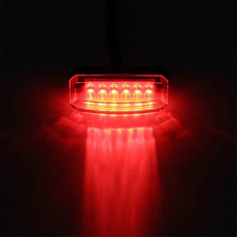 Motorcycle 6 LED Mini Red Tail Light Rear Running Stop Brake Bright Lamp 12V Mini Taillights Driving Lights Brake Lamps
Motorcycle 6 LED Mini Red Tail Light Rear Running Stop Brake Bright Lamp 12V Mini Taillights Driving Lights Brake Lamps