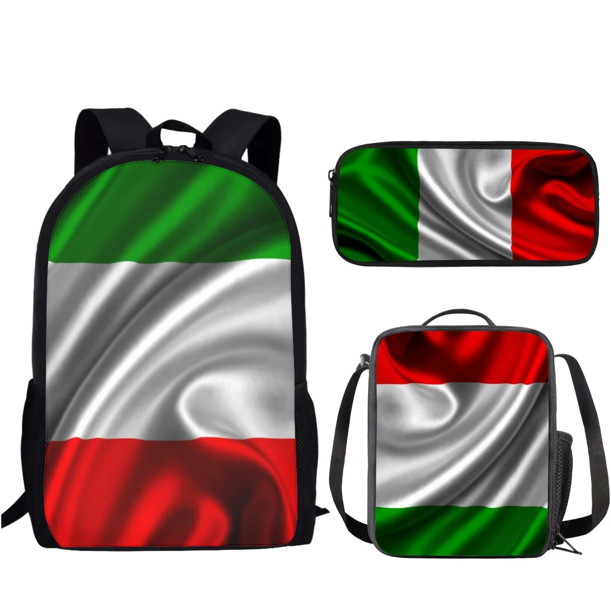 BELIDOME 3Pcs/Set Italian Flag Print School Bag Teen Student Backpack Boy Girl School Bag Pencil Case Shoulder Bag Lightweight
BELIDOME 3Pcs/Set Italian Flag Print School Bag Teen Student Backpack Boy Girl School Bag Pencil Case Shoulder Bag Lightweight