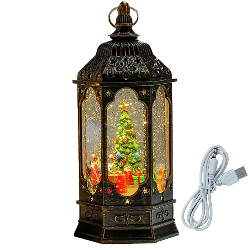 Christmas Snow Lantern Rotating Glitter Lantern Holiday Gift Decoration For Home B-Christmas Tree Ornaments
Christmas Snow Lantern Rotating Glitter Lantern Holiday Gift Decoration For Home B-Christmas Tree Ornaments