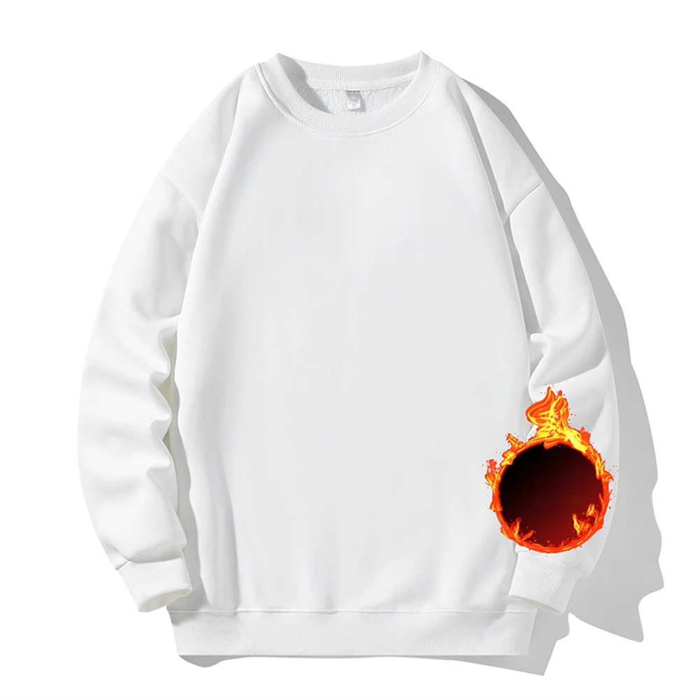 Mens Plain Long Sleeve Sweatshirt Fleece Solid-Pullover Jumper Work Casual Top Fleece Thickened Solid-Color Crew Neck O-Neck Top
Mens Plain Long Sleeve Sweatshirt Fleece Solid-Pullover Jumper Work Casual Top Fleece Thickened Solid-Color Crew Neck O-Neck Top