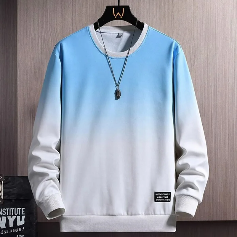 Fashion O-Neck Spliced Loose Casual Gradient T-Shirt Men Clothing 2023 Autumn New Oversized Korean Pullovers All-match Tee Shirt
Fashion O-Neck Spliced Loose Casual Gradient T-Shirt Men Clothing 2023 Autumn New Oversized Korean Pullovers All-match Tee Shirt