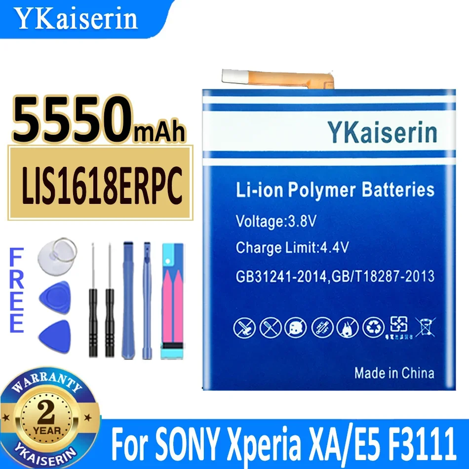 100% новый 5550mAh LIS1618ERPC 1298-9240 Аккумулятор для SONY Xperia XA (F3111) E5 F3116 F3115 F3311 F3112 F3313 батареи для сотового телефона
100% новый 5550mAh LIS1618ERPC 1298-9240 Аккумулятор для SONY Xperia XA (F3111) E5 F3116 F3115 F3311 F3112 F3313 батареи для сотового телефона