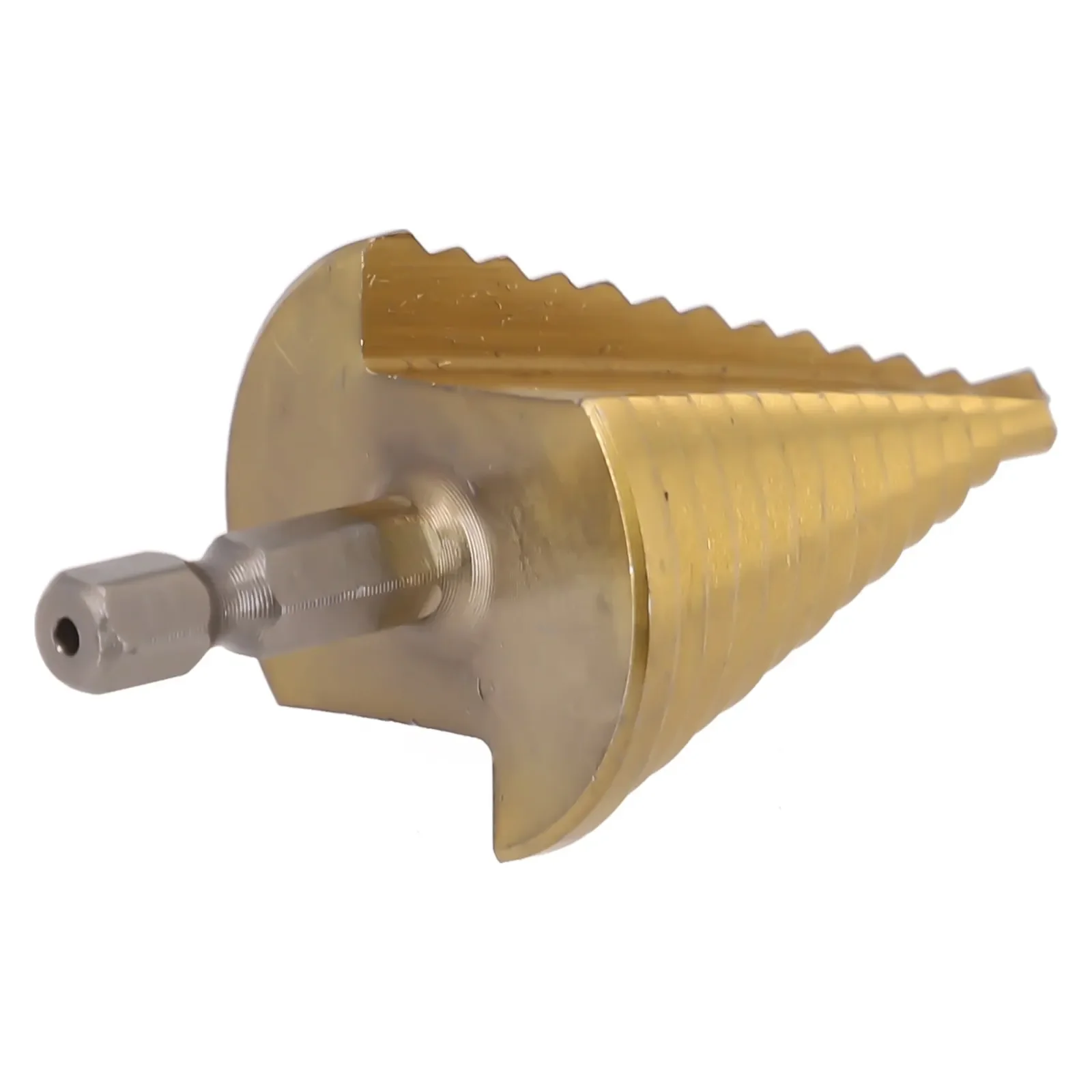 Insulation Panels Hex Handle Step Drill Tool HSS 23x13mm Shank 35x72mm Total Size Hex Handle Nitrogen Treatment
Insulation Panels Hex Handle Step Drill Tool HSS 23x13mm Shank 35x72mm Total Size Hex Handle Nitrogen Treatment
