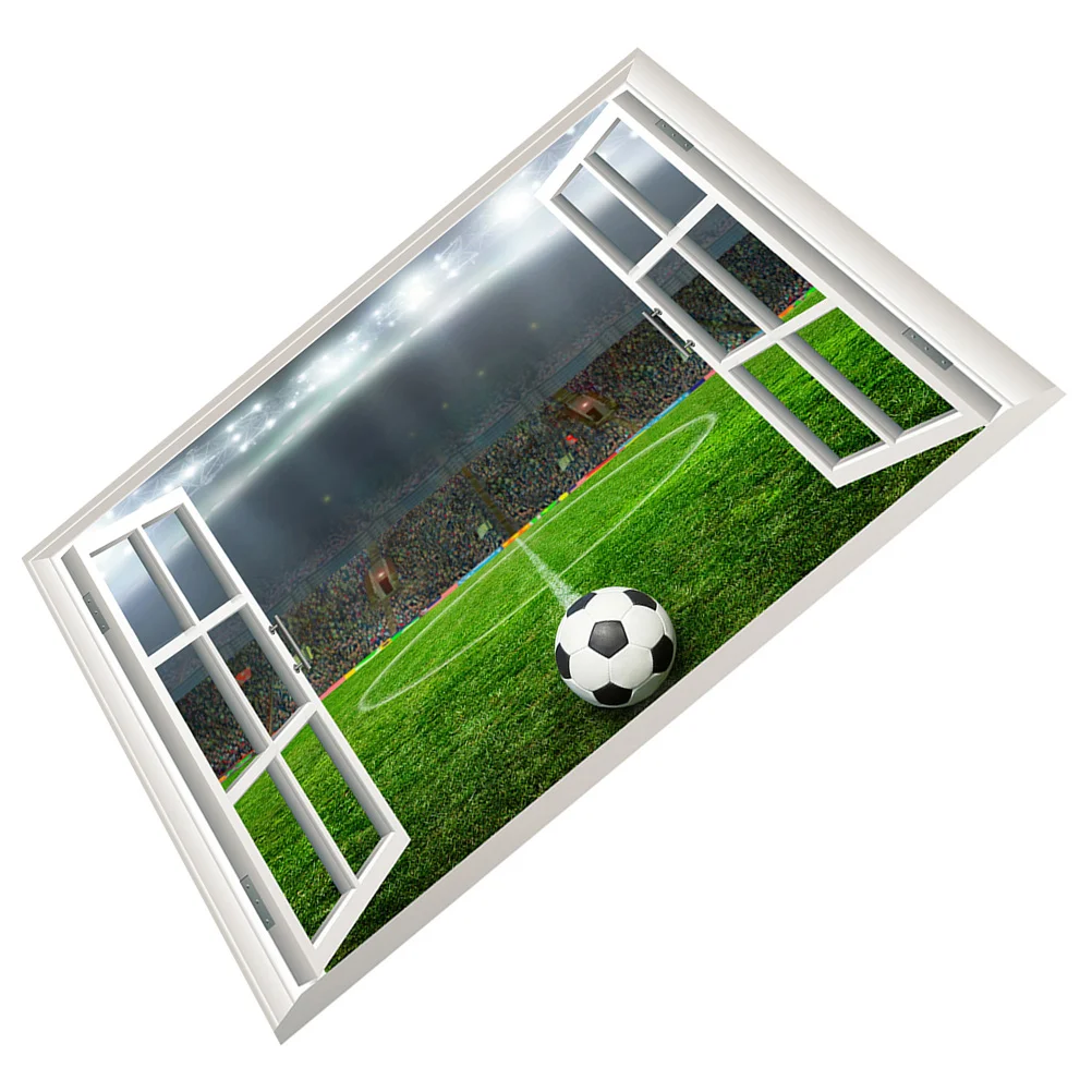 Fake Window Decorative Wall Sticker Football Poster Wall Decal Living Room Decor Wall Sticker
Fake Window Decorative Wall Sticker Football Poster Wall Decal Living Room Decor Wall Sticker