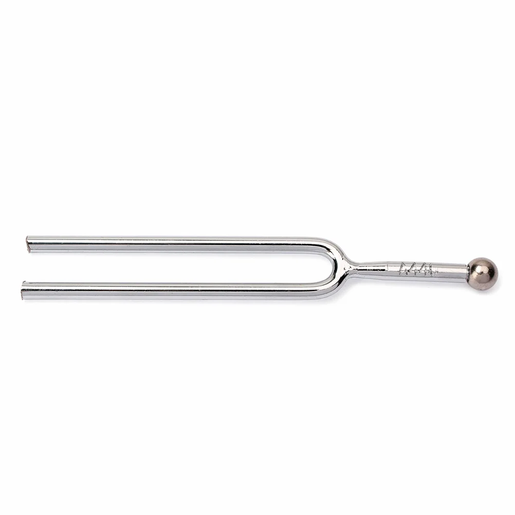 

440Hz A Tone Tuning Fork Tuner Tunning Musical Instrument For Violin Guitar R41 (Silver)