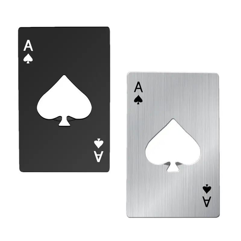Ace Of Spades Bottle Opener Stainless Steel Poker Card Bottle Opener Ace Of Spades Type Beer Opener mini Party Bar Accessories
Ace Of Spades Bottle Opener Stainless Steel Poker Card Bottle Opener Ace Of Spades Type Beer Opener mini Party Bar Accessories