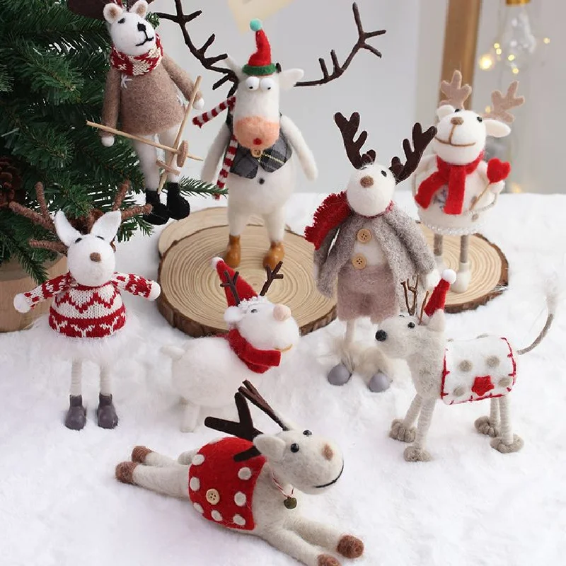 Christmas creative elk doll pendant Christmas tree pendant dress up decoration props New Year send children's gift
Christmas creative elk doll pendant Christmas tree pendant dress up decoration props New Year send children's gift