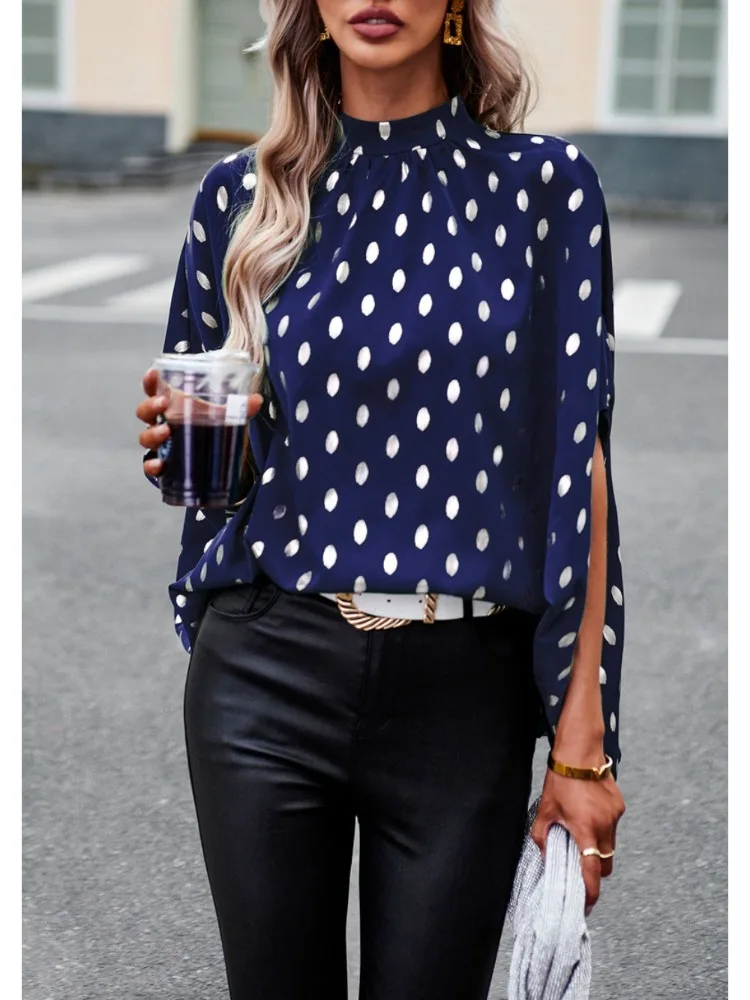 Polka Dot Shirts Top Women Retro Autumn Blouse Ruffles Long Sleeve Casual Chiffon Ladies Tops 2023 Fashion Clothing Blusas S-XL
Polka Dot Shirts Top Women Retro Autumn Blouse Ruffles Long Sleeve Casual Chiffon Ladies Tops 2023 Fashion Clothing Blusas S-XL