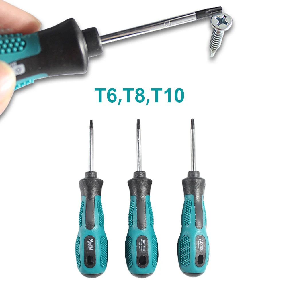 3pcs Precision Torx Screwdriver Set T6 T8 T10 Magnetic Anti-Slip Screwdriver Bit For Motorcycles Bicycles Hand Repair Tools
3pcs Precision Torx Screwdriver Set T6 T8 T10 Magnetic Anti-Slip Screwdriver Bit For Motorcycles Bicycles Hand Repair Tools