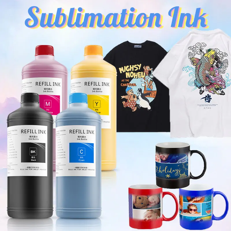 1000ml Sublimation Ink For Epson Refill Universal For Epson Desktop Printer Heat Transfer Kit Press Used Mug Cup T-Shirt
1000ml Sublimation Ink For Epson Refill Universal For Epson Desktop Printer Heat Transfer Kit Press Used Mug Cup T-Shirt