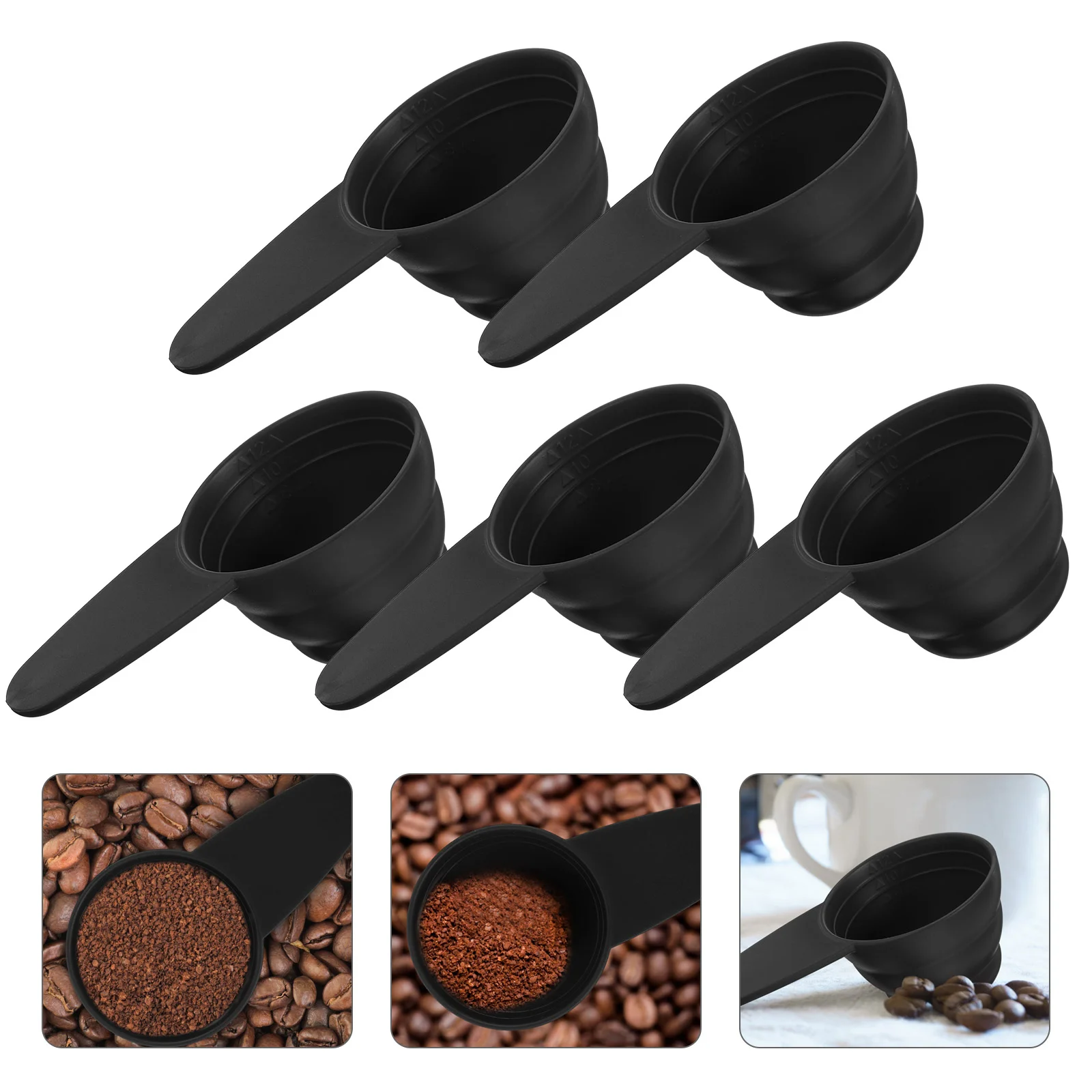 Measuring Coffee Scoop Plastic Measuring Spoons Short Handle Tablespoon Tea Sugar Cereal Milk Flour Grains Black
Measuring Coffee Scoop Plastic Measuring Spoons Short Handle Tablespoon Tea Sugar Cereal Milk Flour Grains Black