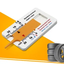 0-20MM Plastic Tread Ruler Vernier Depth Caliper Tire Tread Depth Gauge Portable Tread Depth Meter Slider Design Multifun Tools
0-20MM Plastic Tread Ruler Vernier Depth Caliper Tire Tread Depth Gauge Portable Tread Depth Meter Slider Design Multifun Tools