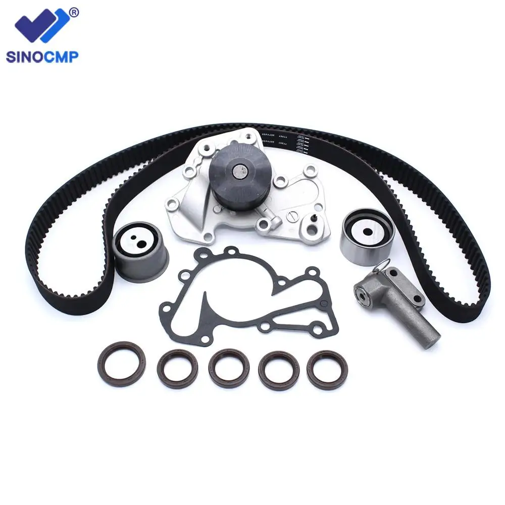 11 Pcs Timing Belt Water Pump Kit Fit For 99-10 Sportage Tucson Tiburon Santa Fe Optima Sonata Engine Replacement Repair Parts
11 Pcs Timing Belt Water Pump Kit Fit For 99-10 Sportage Tucson Tiburon Santa Fe Optima Sonata Engine Replacement Repair Parts