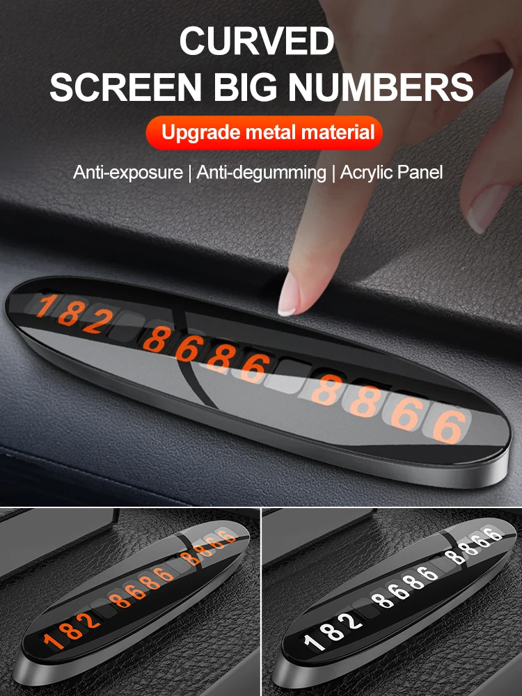 Temporary Parking Card Phone Number Card Plate Hidden Switch Telephone Number Car Park Stop Automobile Accessories
Temporary Parking Card Phone Number Card Plate Hidden Switch Telephone Number Car Park Stop Automobile Accessories