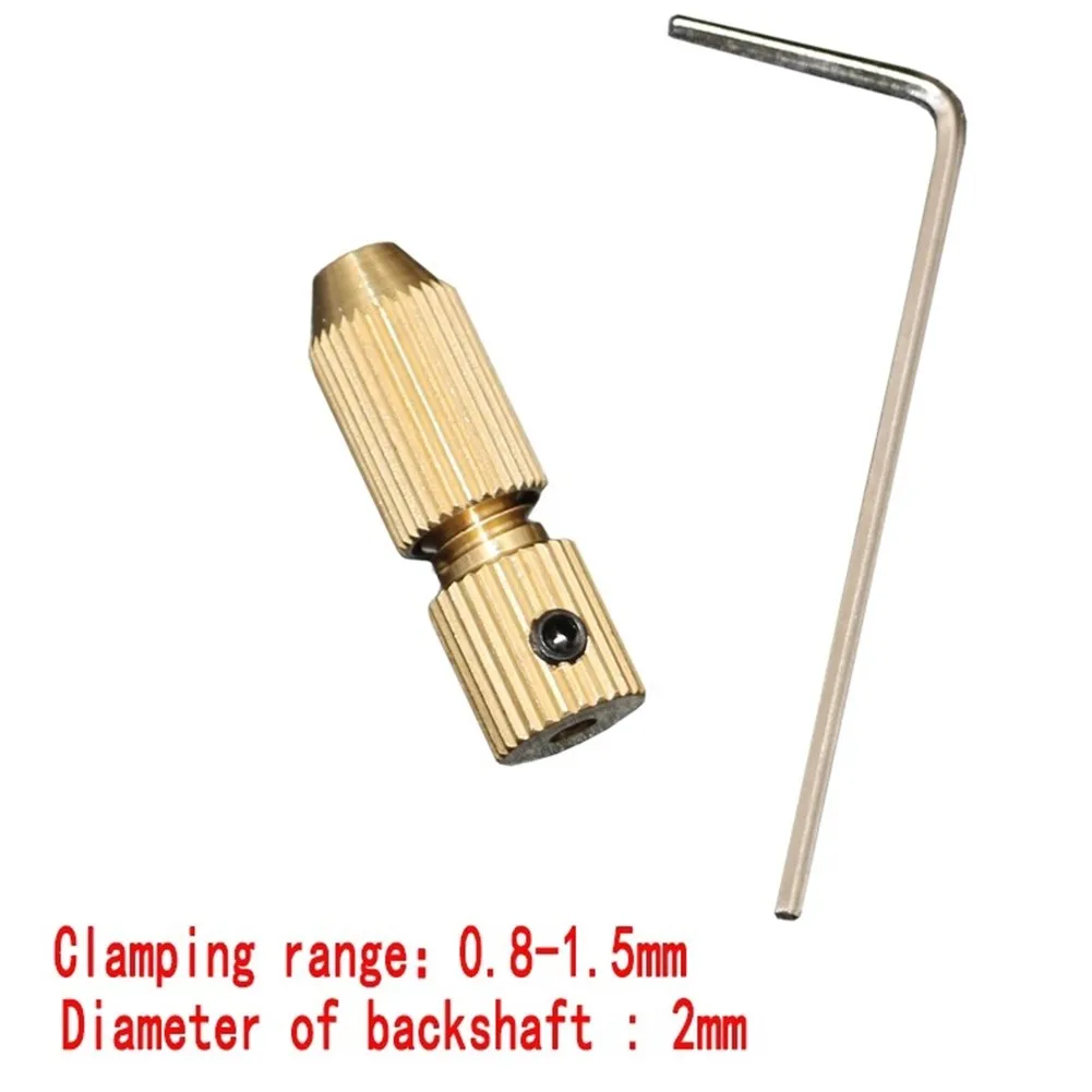 2.35mm Drill Chuck 25*8mm Brass Electric Motor Shaft Clamp Fixture Chuck 0.8mm-1.5mm Micro Drill Bit With Small Wrench
2.35mm Drill Chuck 25*8mm Brass Electric Motor Shaft Clamp Fixture Chuck 0.8mm-1.5mm Micro Drill Bit With Small Wrench