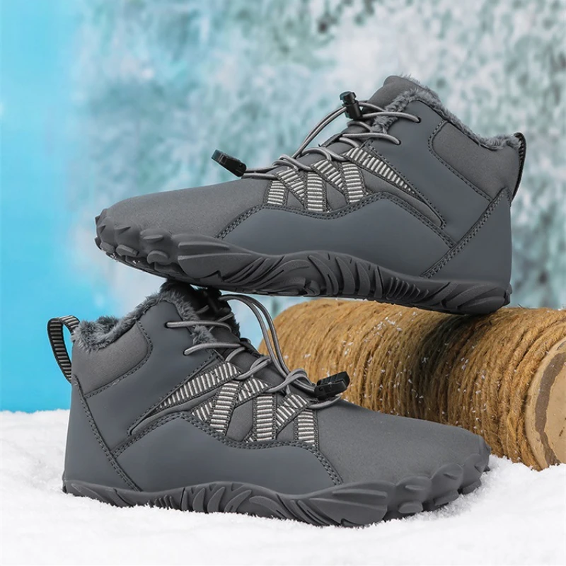 

Waterproof Hiking Boots Man Winter Shoes Couples Casual Sports Safety Non-slip Comfort Warmth Ankle Boot Sneakers Quilted Shoes