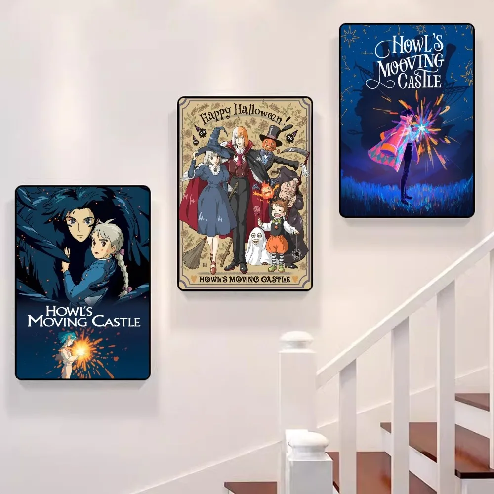 Anime Howl's Moving Castle Poster Self-adhesive Art Poster Retro Kraft Paper Sticker DIY Room Bar Cafe Vintage Decorative
Anime Howl's Moving Castle Poster Self-adhesive Art Poster Retro Kraft Paper Sticker DIY Room Bar Cafe Vintage Decorative