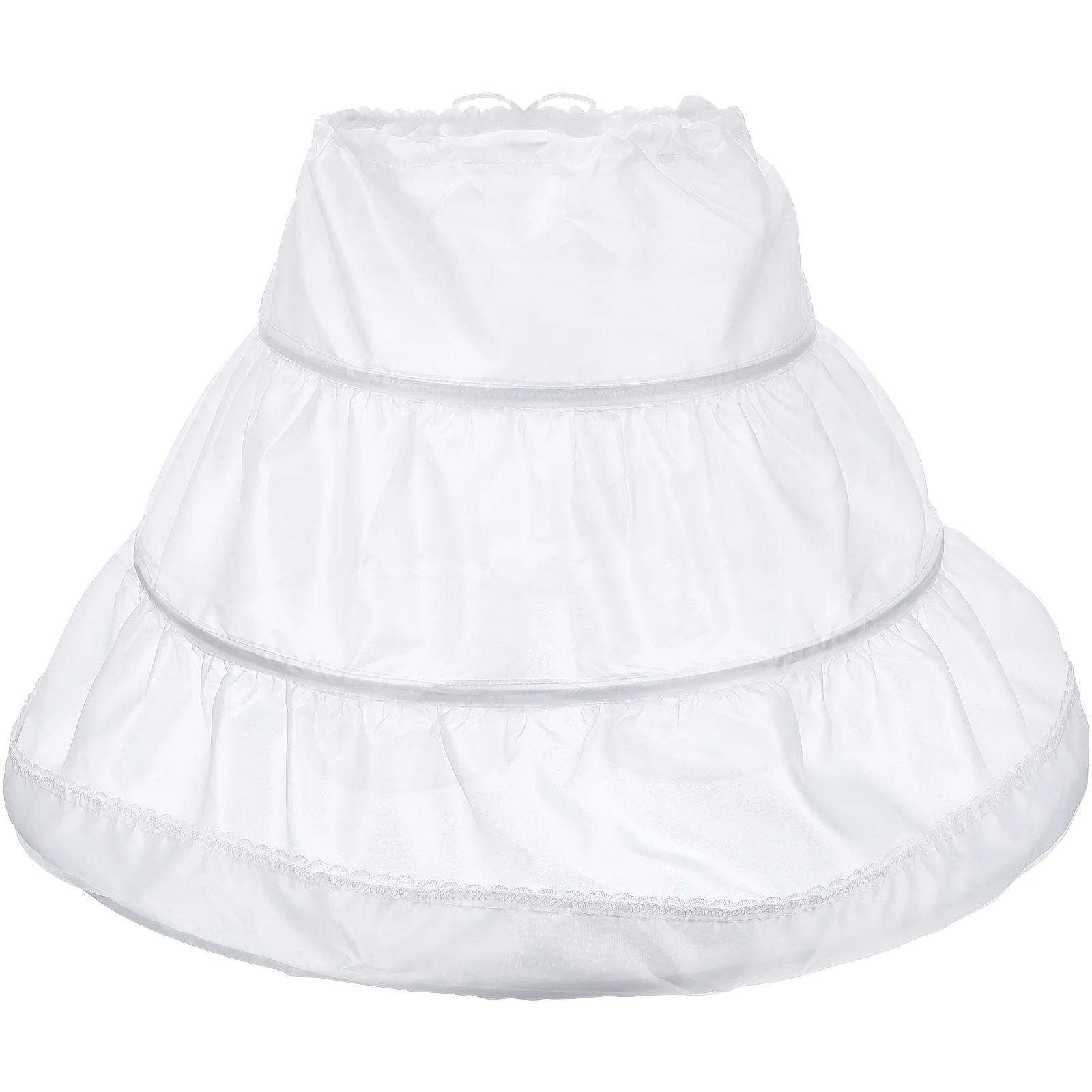 

Petticoat Crinoline Underskirt Skirtgirl Flower Girls Half Dress Hoop Kids Gown For White Petticoats Underskirts Little