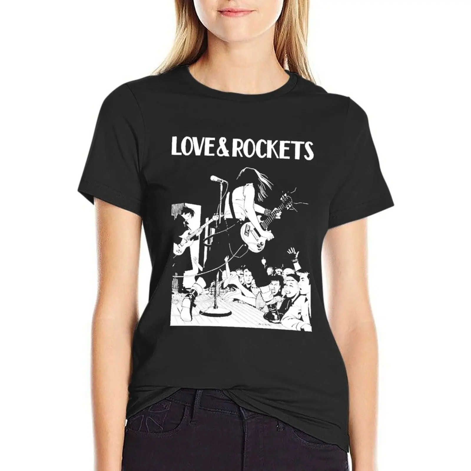 Love In Concert. Love and Rockets T-shirt vintage clothes summer clothes t shirt dress Women
Love In Concert. Love and Rockets T-shirt vintage clothes summer clothes t shirt dress Women