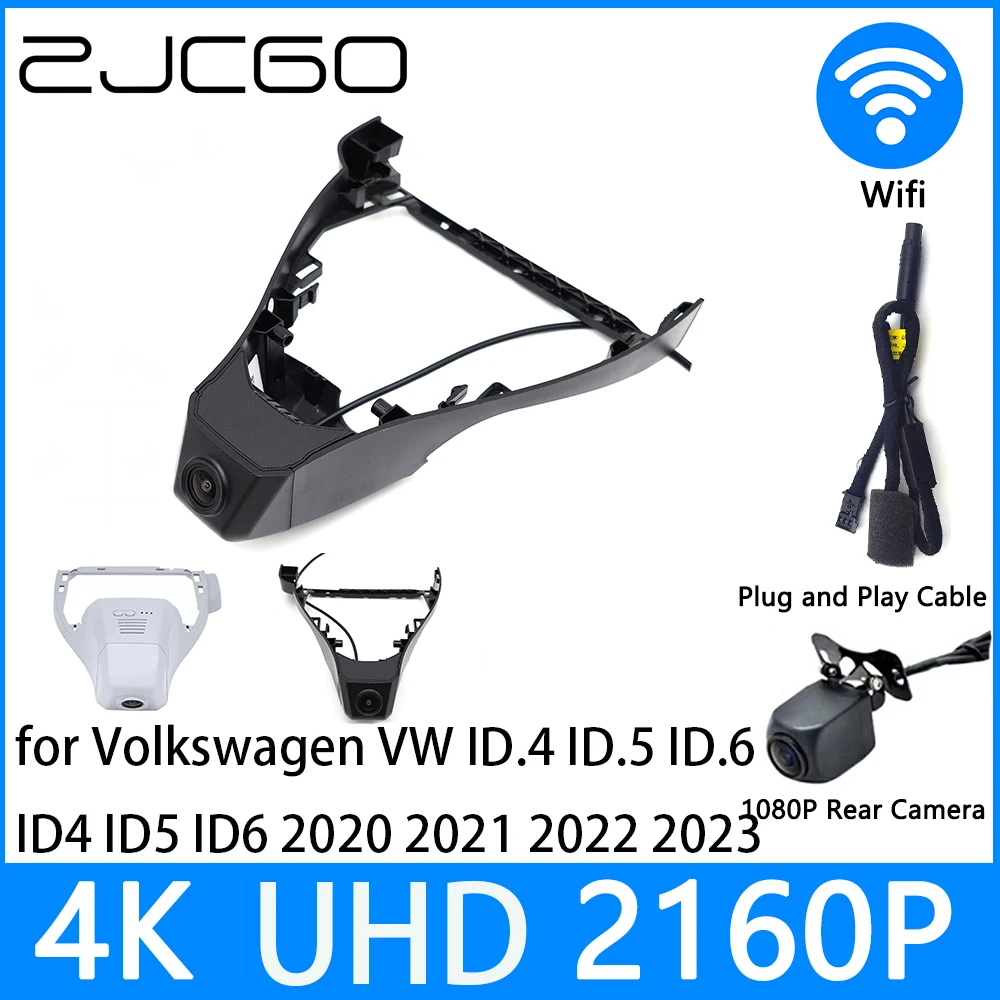 

ZJCGO Dash Cam 4K UHD 2160P Car Video Recorder DVR Night Vision for Volkswagen VW ID.4 ID.5 ID.6 ID4 ID5 ID6 2020 2021 2022 2023