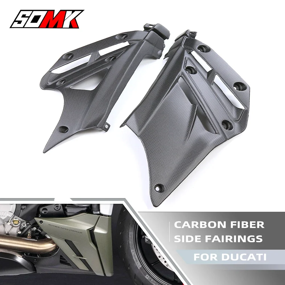 For DUCATI Streetfighter V2 2021 2022 2023 Motorcycle Carbon Fiber Belly Pan Inner Side Panel Lower Cover Protector Fairing Kit
For DUCATI Streetfighter V2 2021 2022 2023 Motorcycle Carbon Fiber Belly Pan Inner Side Panel Lower Cover Protector Fairing Kit