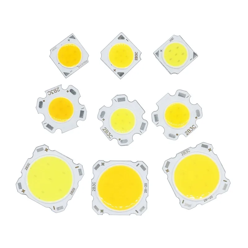 

10pcs 3W 5W 7W 12W High Power LED Source Chip 13mm 20mm 24mm SMD LED COB Light Bulb LED Diode Light Lamp Spotlight Downlight DIY