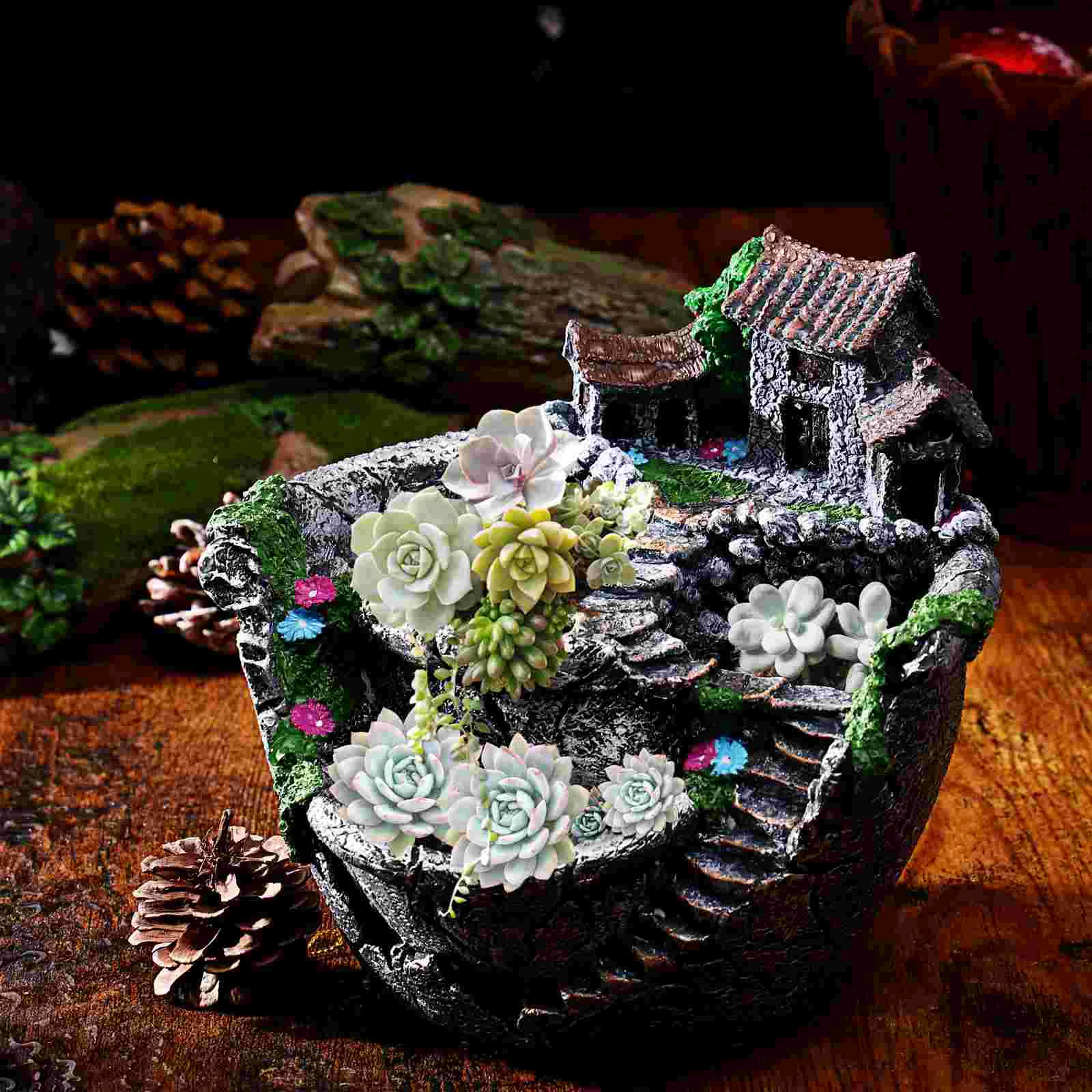 Fairy Garden Planter Succulent Planting Holder Pots for Plants Cactus Container Decor Mini Flowerpot Flowers
Fairy Garden Planter Succulent Planting Holder Pots for Plants Cactus Container Decor Mini Flowerpot Flowers
