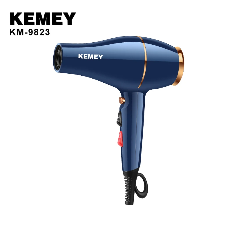 KEMEY KM-9823 Wholesale hot and cold dual tone Salon Hair Dryer Automatic thermostat Professional 1400W hair dryer
KEMEY KM-9823 Wholesale hot and cold dual tone Salon Hair Dryer Automatic thermostat Professional 1400W hair dryer
