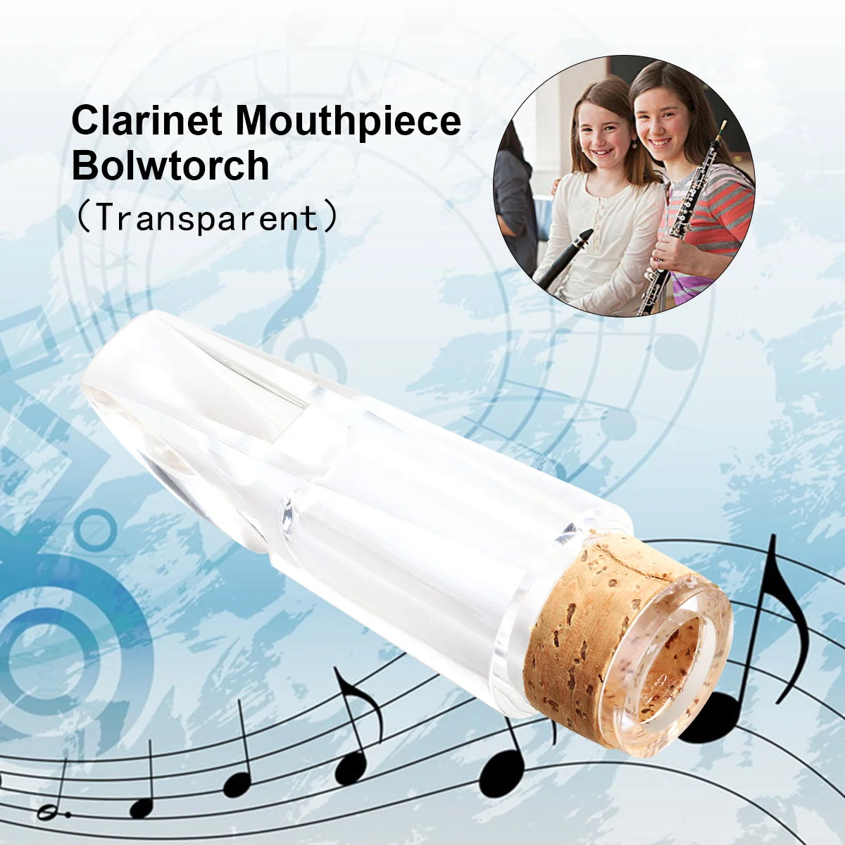 

Clarinet clarinet reeds Bolwtorch Transparent Clarinet for Clarinet cap Accessories clarinet ( Transparent )