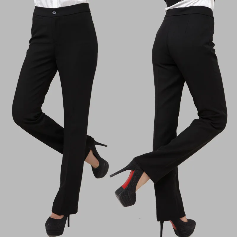 Black Pants Women Slim Western-Style Plus Size Work Wear Spring Formal Female Trousers OL
Black Pants Women Slim Western-Style Plus Size Work Wear Spring Formal Female Trousers OL
