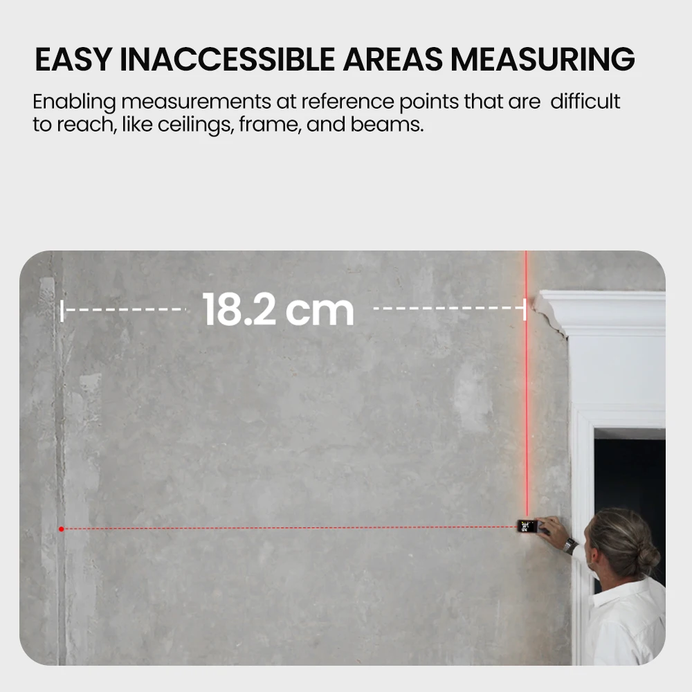 MiLESEEY D9 Laser Distance Meter,Bluetooth Laser Tape Measure,100M Laser Measure with Visual Aligning,Easily draw CAD MiLESEEY D9 Laser Distance Meter,Bluetooth Laser Tape Measure,100M Laser Measure with Visual Aligning,Easily draw CAD