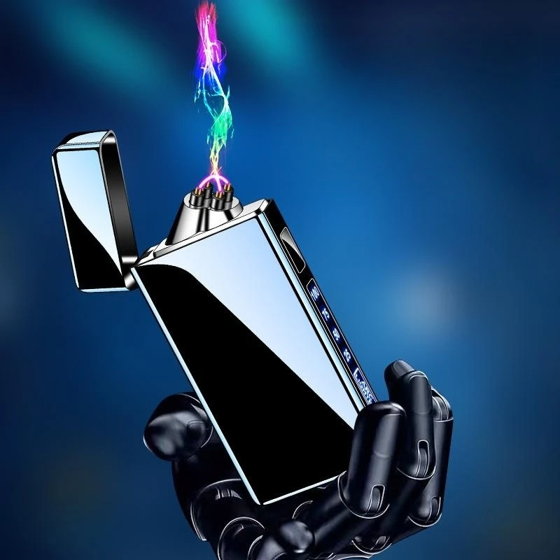 Сенсорная ветрозащитная зажигалка с двойной дугой, USB аксессуары для сигарет, цифровой дисплей мощности, беспламенная зажигалка
Сенсорная ветрозащитная зажигалка с двойной дугой, USB аксессуары для сигарет, цифровой дисплей мощности, беспламенная зажигалка